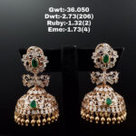 Diamond Jhumkis (B-1013)