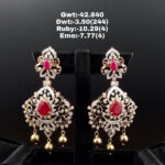 Diamond Jhumkis (B-1014)