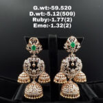 Diamond Jhumkis (B-1016)