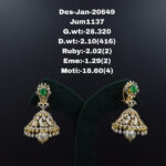 Diamond Jhumkis (B-1017)