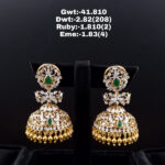 Diamond Jhumkis (B-1019)