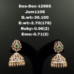 Diamond Jhumkis (B-1025)