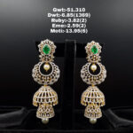 Diamond Jhumkis (B-1026)
