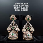 Diamond Jhumkis (B-1027)