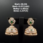 Diamond Jhumkis (B-1032)