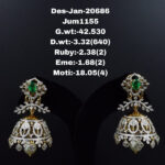 Diamond Jhumkis (B-1034)