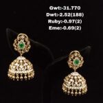 Diamond Jhumkis (B-1036)
