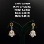 Diamond Jhumkis (B-1038)