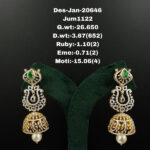 Diamond Jhumkis (B-1043)