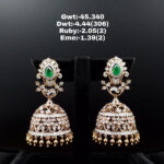 Diamond Jhumkis (B-1046)