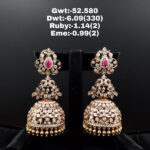 Diamond Jhumkis (B-1047)