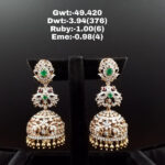 Diamond Jhumkis (B-1048)