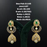 Diamond Jhumkis (B-1049)