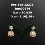 Diamond Jhumkis (B-1050)
