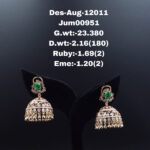 Diamond Jhumkis (B-1051)