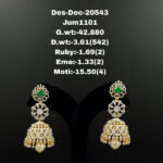 Diamond Jhumkis (B-1054)