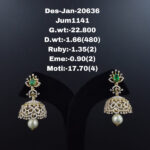 Diamond Jhumkis (B-1006)