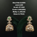 Diamond Jhumkis (B-1007)