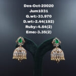 Diamond Jhumkis (B-1008)