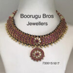 Gold Kundan Necklaces (B-1027)
