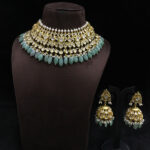 Gold Kundan Necklaces (B-1010)