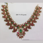 Gold Kundan Necklaces (B-1013)