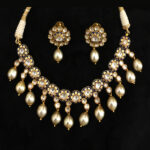 Gold Kundan Necklaces (B-1003)