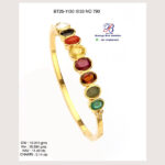 Gold Navratan Bangles (B-1001)