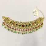 Gold Navratan Necklaces (B-1016)