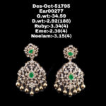 Diamond Jhumkis (B-1058)