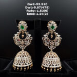 Diamond Jhumkis (B-1060)