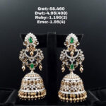 Diamond Jhumkis (B-1062)
