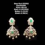 Diamond Jhumkis (B-1064)