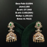 Diamond Jhumkis (B-1067)