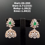 Diamond Jhumkis (B-1078)