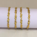 Gold Bangles (B-1020)