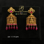 Gold Jhumkas (B-1001)