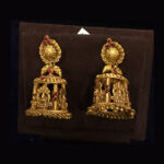 Gold Jhumkas (B-1013)