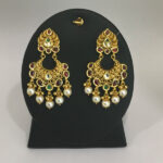 Gold Jhumkas (B-1018)