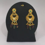 Gold Jhumkas (B-1019)