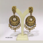 Gold Jhumkas (B-1014)